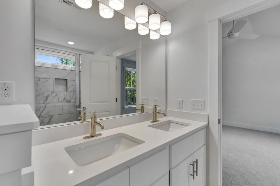 Furnished interior view inside a new home in , Awendaw (Image 10).