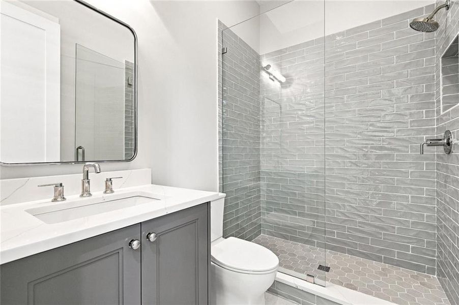 Furnished interior view inside a new home in , Canton (Image 16).