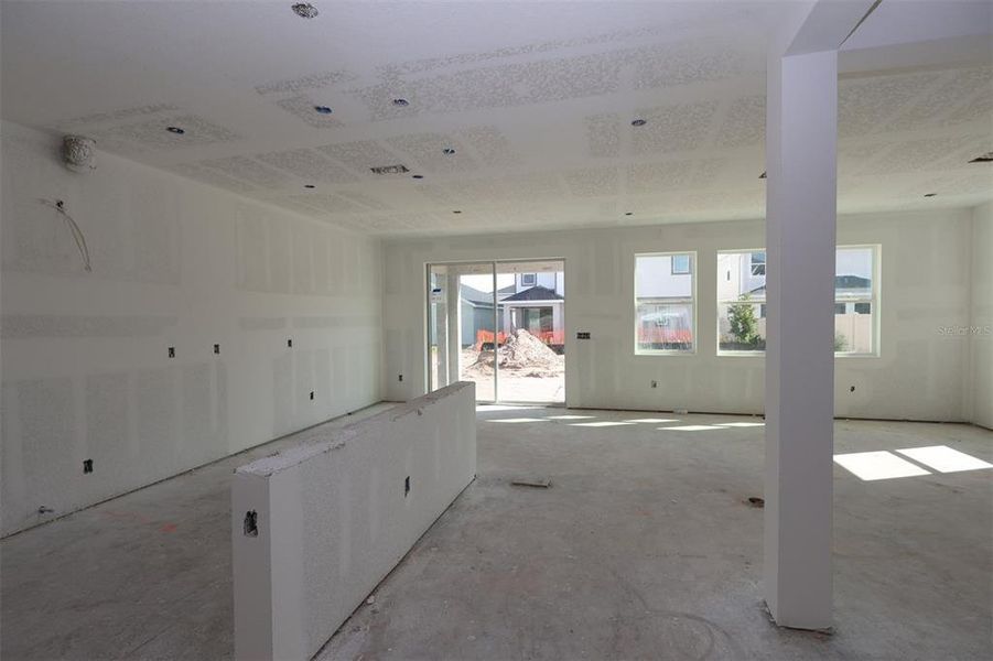 In-progress construction of a new home in Center Lake on the Park, St. Cloud, FL (Image 5).