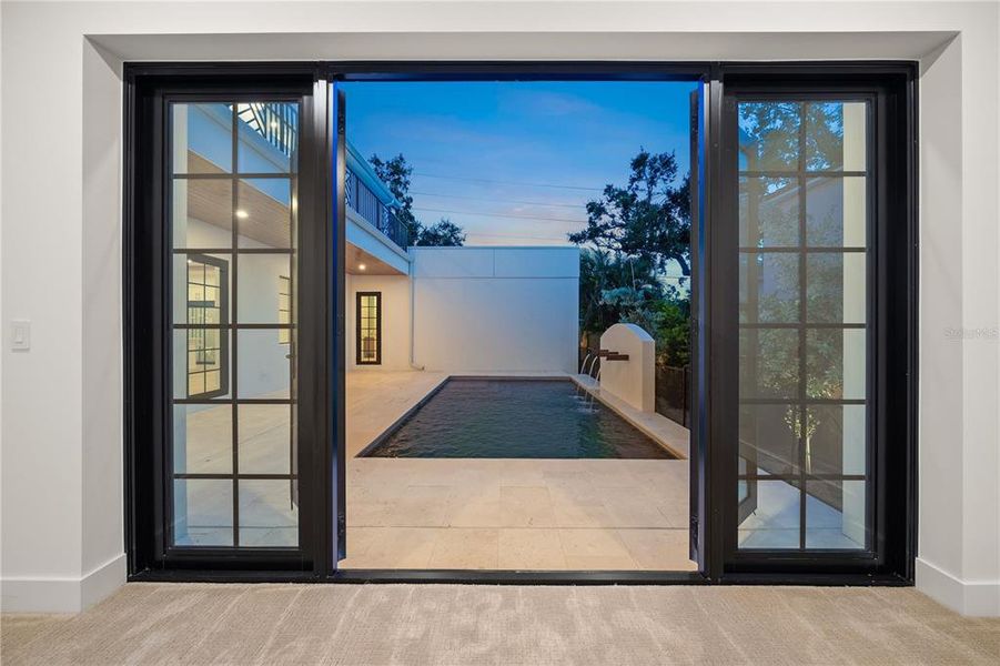 Exterior details and patio area of a home in , Sarasota (Image 20).