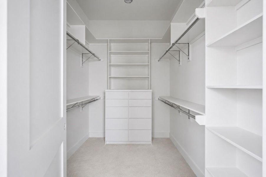 Primary closet Primary closet
