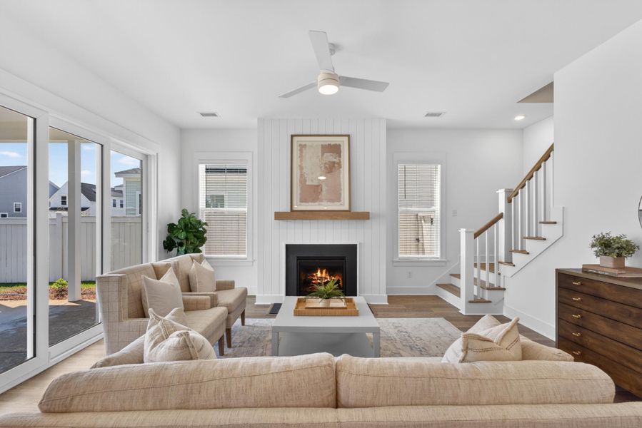 Furnished interior view inside a new home in , Summerville (Image 14).