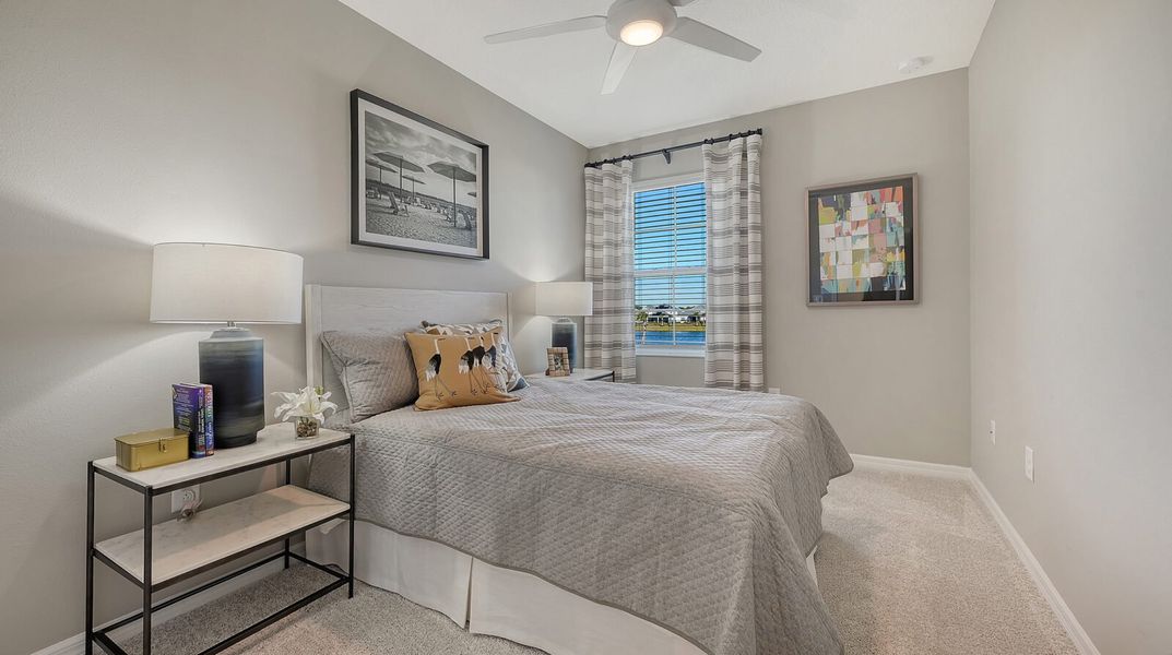 Furnished interior view inside a new home in SkySail, Naples (Image 29).