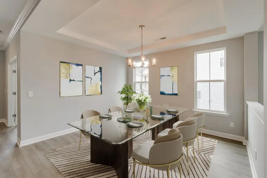 Furnished interior view inside a new home in Pineland Preserve, Summerville (Image 5).