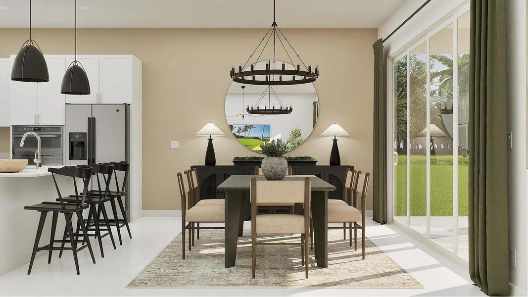 Furnished interior view inside a new home in Lotis Wellington: The Promenade Collection, Wellington (Image 9). Furnished interior view inside a new home in Lotis Wellington: The Promenade Collection, Wellington (Image 9).