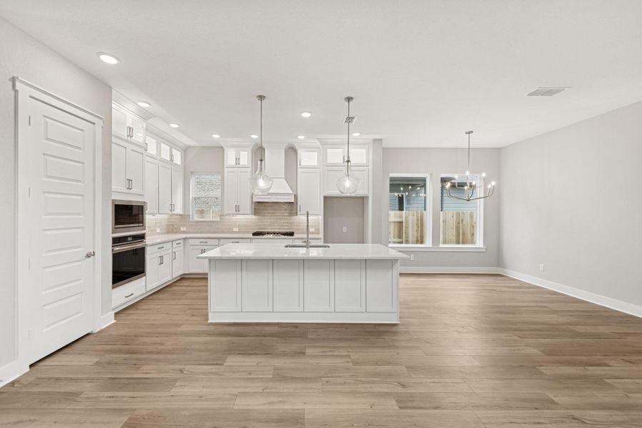 Furnished interior view inside a new home in , Katy (Image 5).