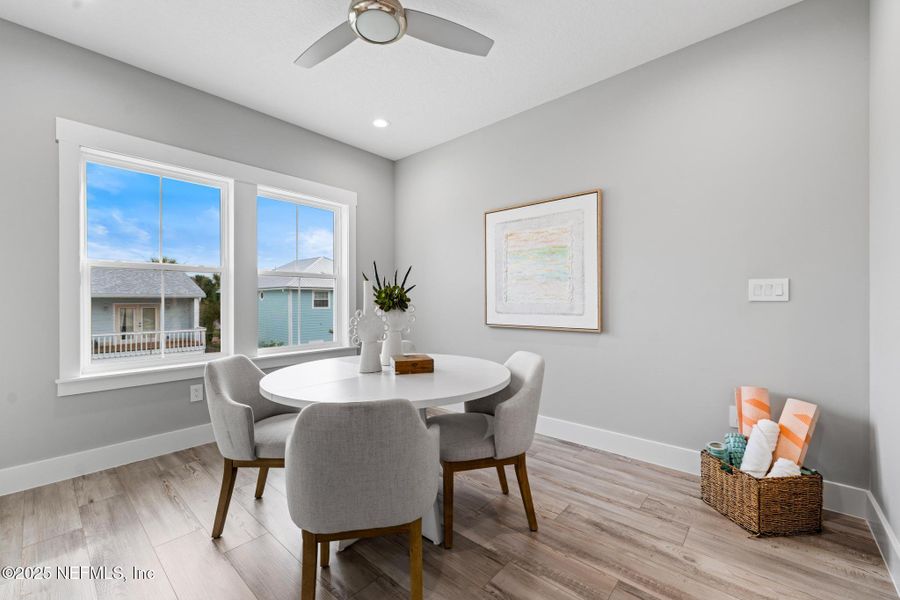 Furnished interior view inside a new home in , Jacksonville Beach (Image 43). Furnished interior view inside a new home in , Jacksonville Beach (Image 43).