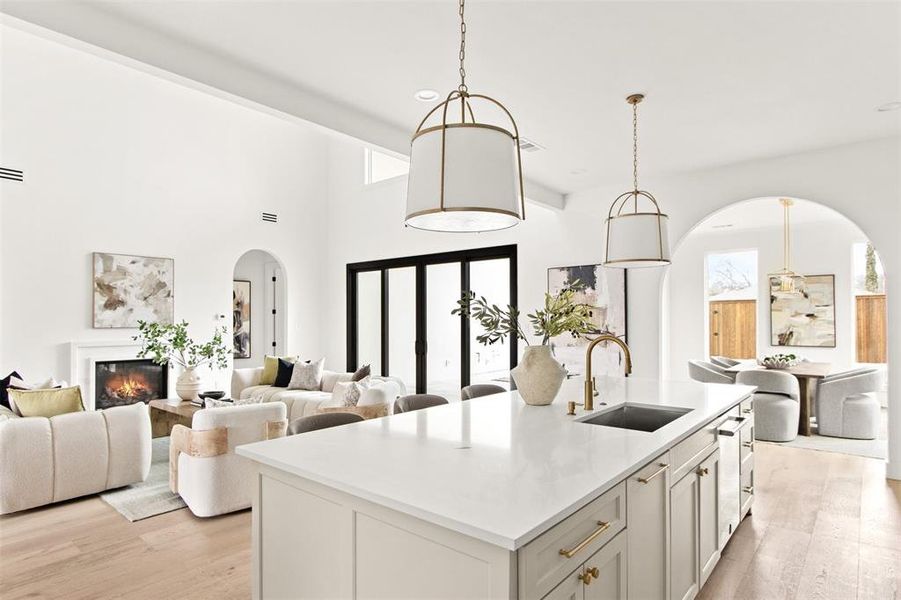 Furnished interior view inside a new home in , Dallas (Image 33).