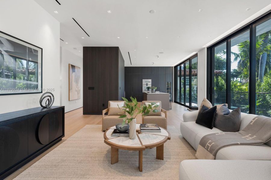 Furnished interior view inside a new home in , Miami Beach (Image 5).