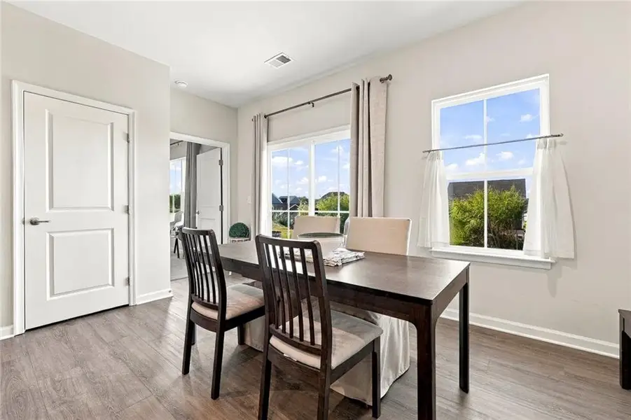 Furnished interior view inside a new home in , Hoschton (Image 6).