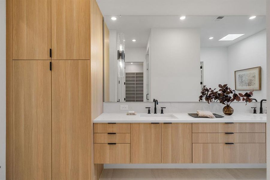 Furnished interior view inside a new home in , Farmers Branch (Image 11). Furnished interior view inside a new home in , Farmers Branch (Image 11).