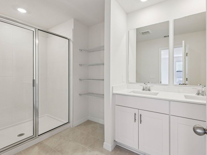 Furnished interior view inside a new home in The Meadow at Crossprairie Townes, St. Cloud (Image 5). Furnished interior view inside a new home in The Meadow at Crossprairie Townes, St. Cloud (Image 5).