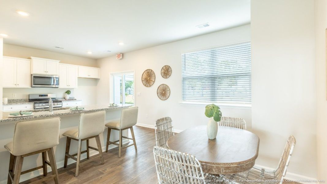 Furnished interior view inside a new home in Carolina Groves, Moncks Corner (Image 12). Furnished interior view inside a new home in Carolina Groves, Moncks Corner (Image 12).