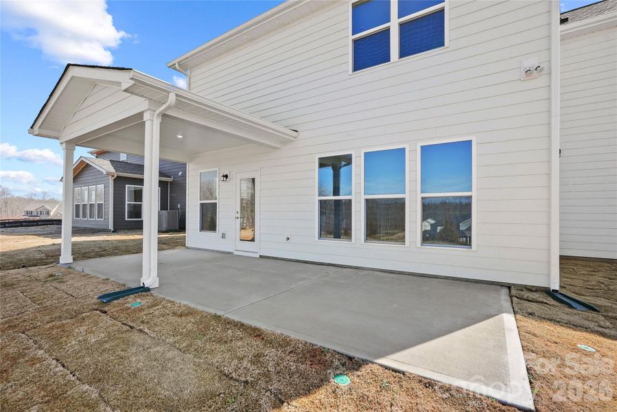 Covered Porch and Patio