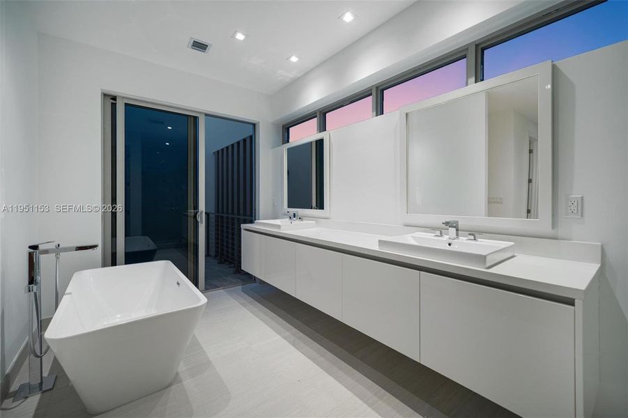 Furnished interior view inside a new home in , Weston (Image 7).