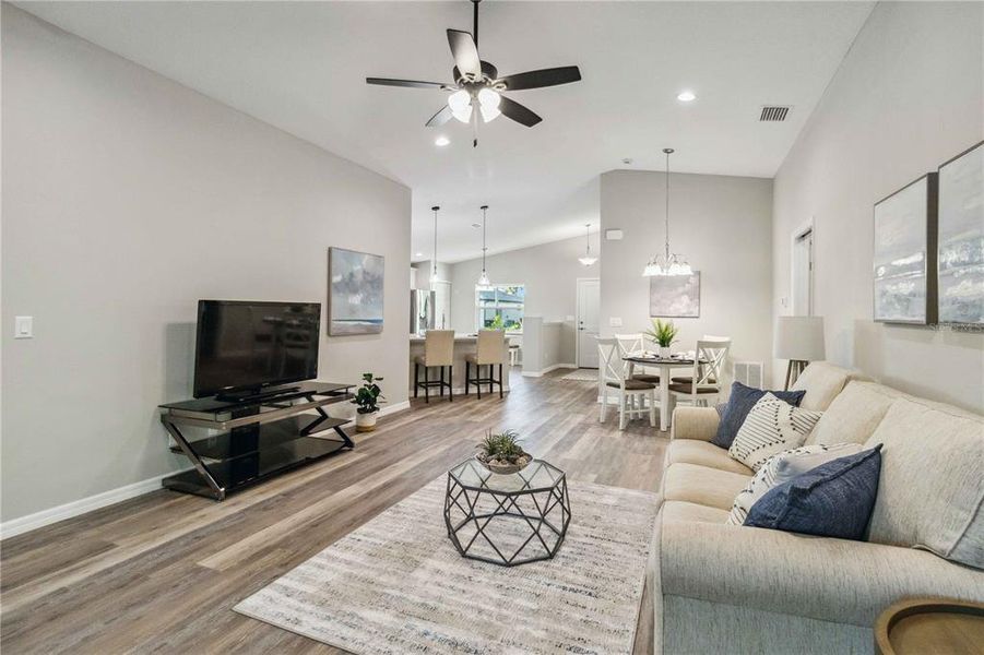Furnished interior view inside a new home in , North Port (Image 36). Furnished interior view inside a new home in , North Port (Image 36).