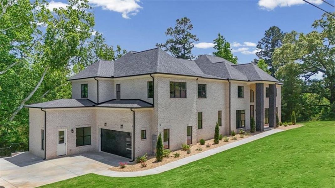 Front exterior of a new home in , Acworth, GA, highlighting curb appeal (Image 2). Front exterior of a new home in , Acworth, GA, highlighting curb appeal (Image 2).