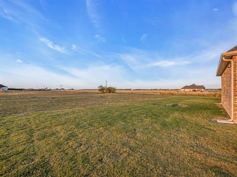 View of yard featuring a rural view