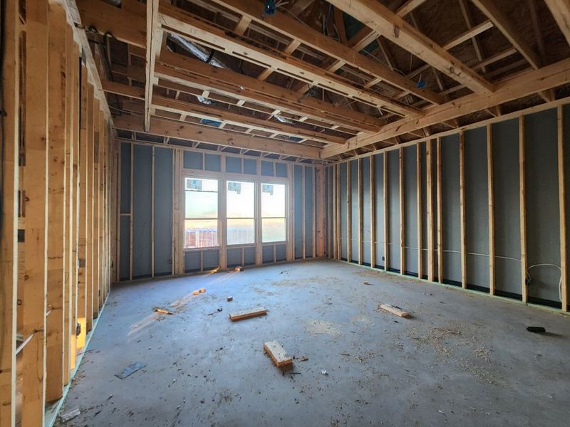 In-progress construction of a new home in Rocky Top, Krum, TX (Image 11).