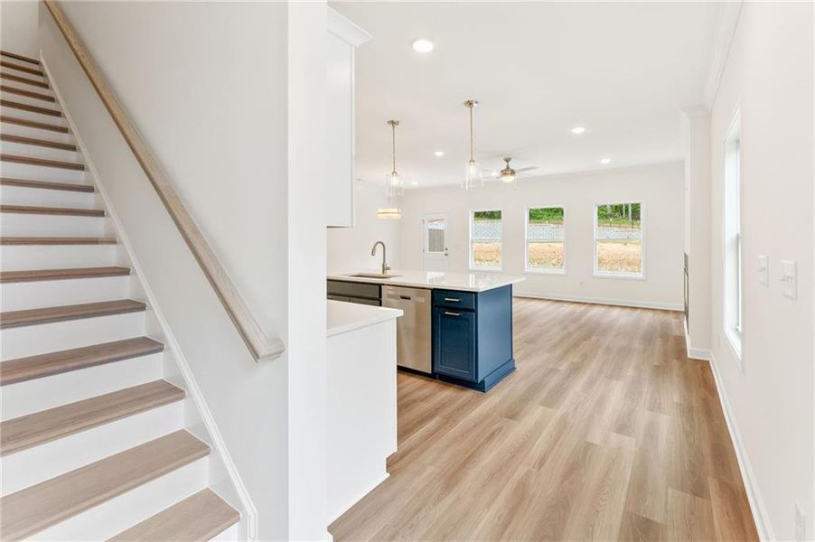 Spacious, unfurnished interior of a new home in River Walk Place, Lawrenceville (Image 13).