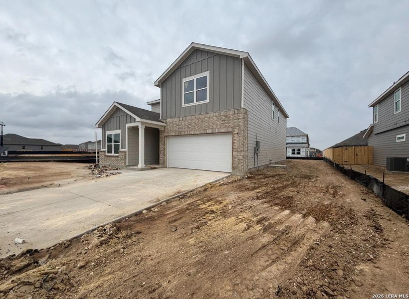 In-progress construction of a new home in Saddlebrook Ranch, Schertz, TX (Image 20).