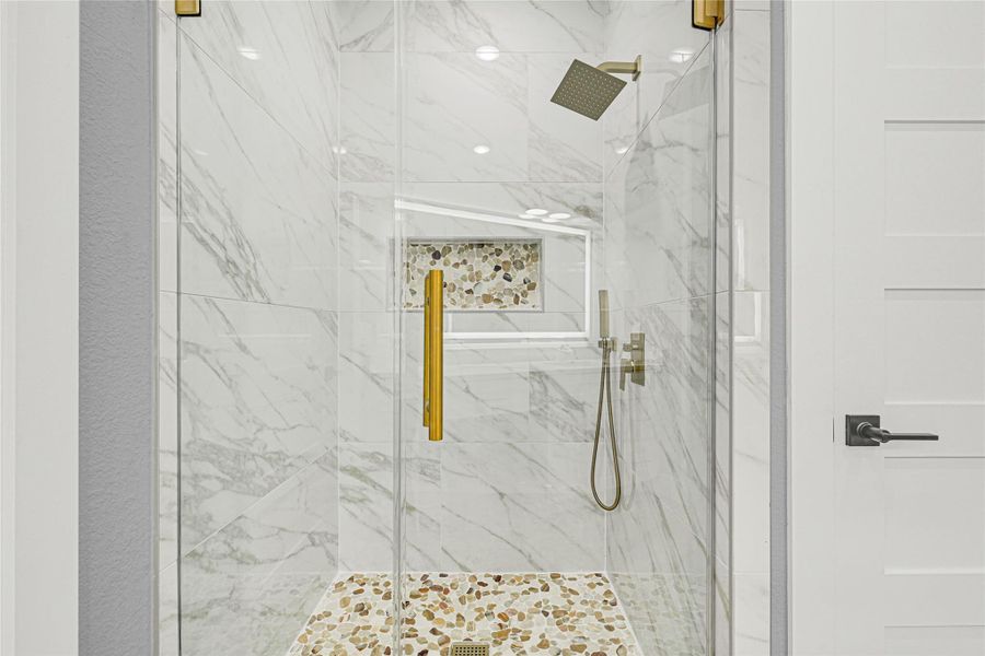 Primary shower Primary shower