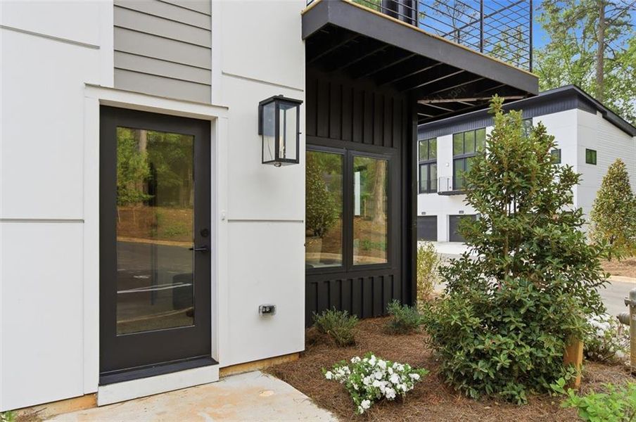 Exterior details and patio area of a home in , Atlanta (Image 24).