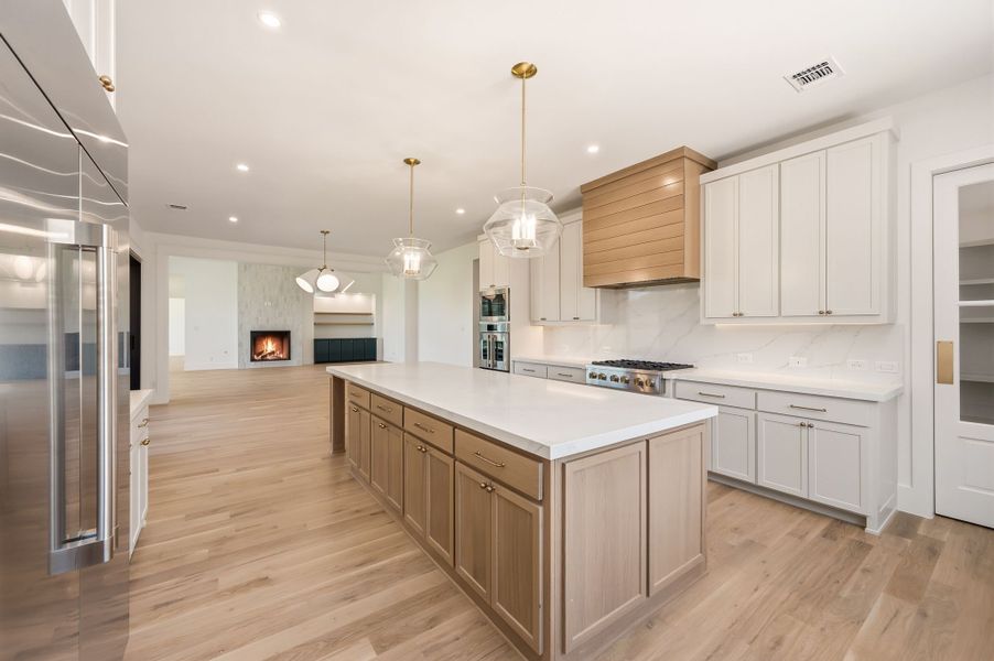Furnished interior view inside a new home in Fleming Pointe, Fort Worth (Image 10).