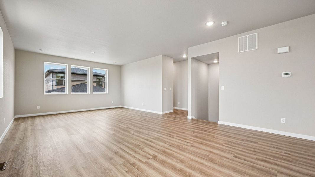 Furnished interior view inside a new home in Windler Townhomes, Aurora (Image 7).