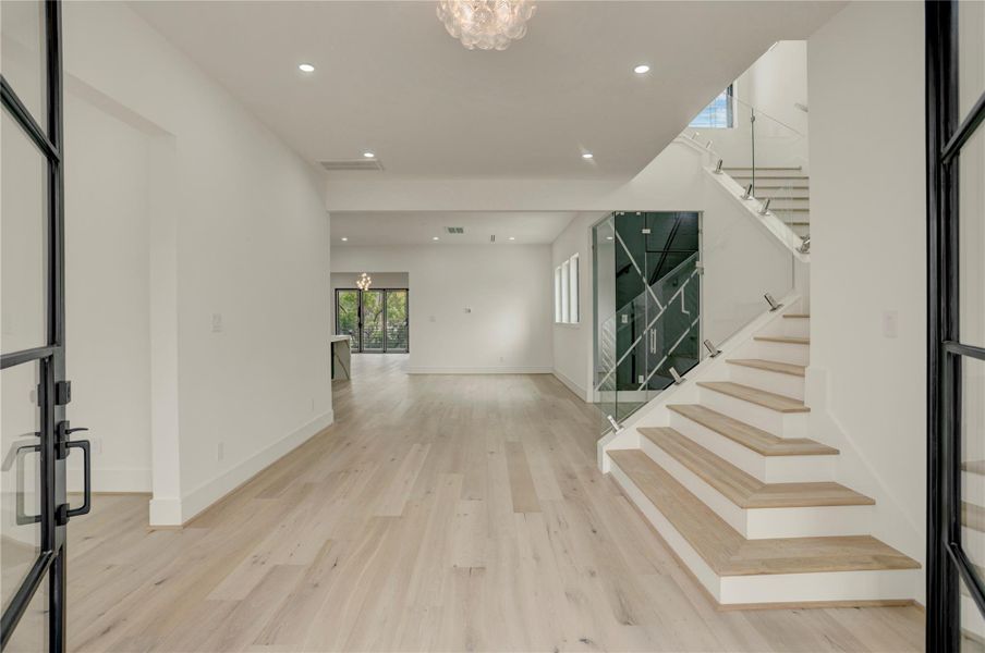 Furnished interior view inside a new home in , Houston (Image 10).