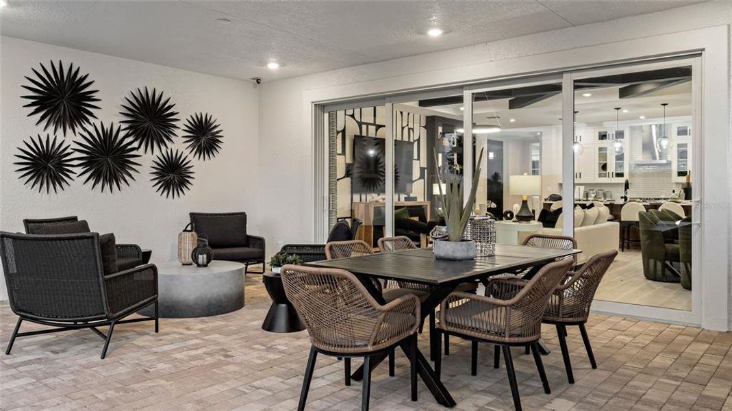 Furnished interior view inside a new home in Cresswind at Lake Harris, Tavares (Image 13).