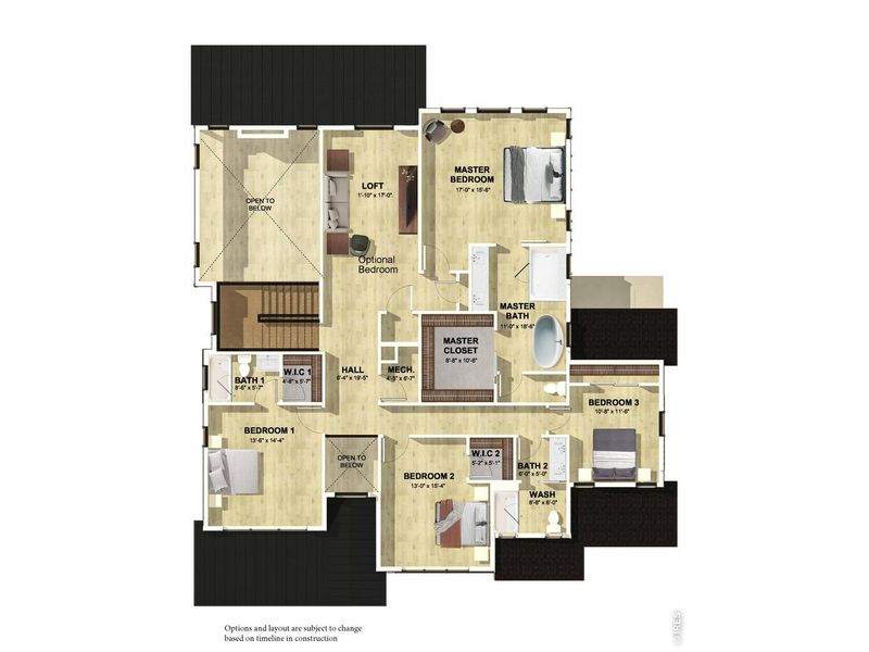2D floor plan layout of this home in , Louisville, CO (Image 5).