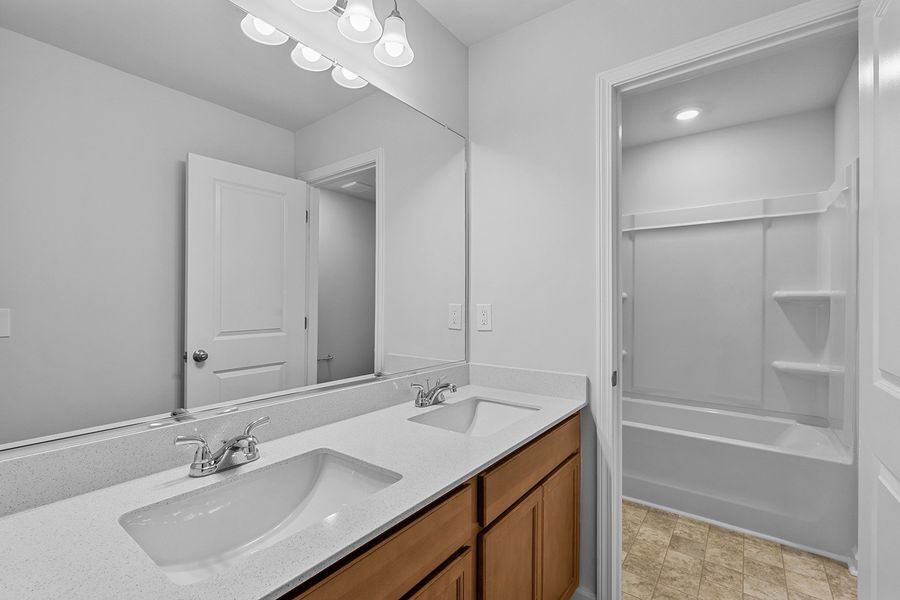 Furnished interior view inside a new home in Hanes Lake, Winston-Salem (Image 14).