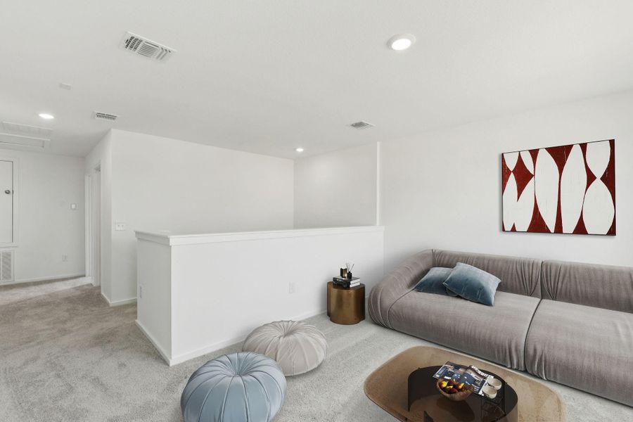 Furnished interior view inside a new home in Windcress, Baytown (Image 15).