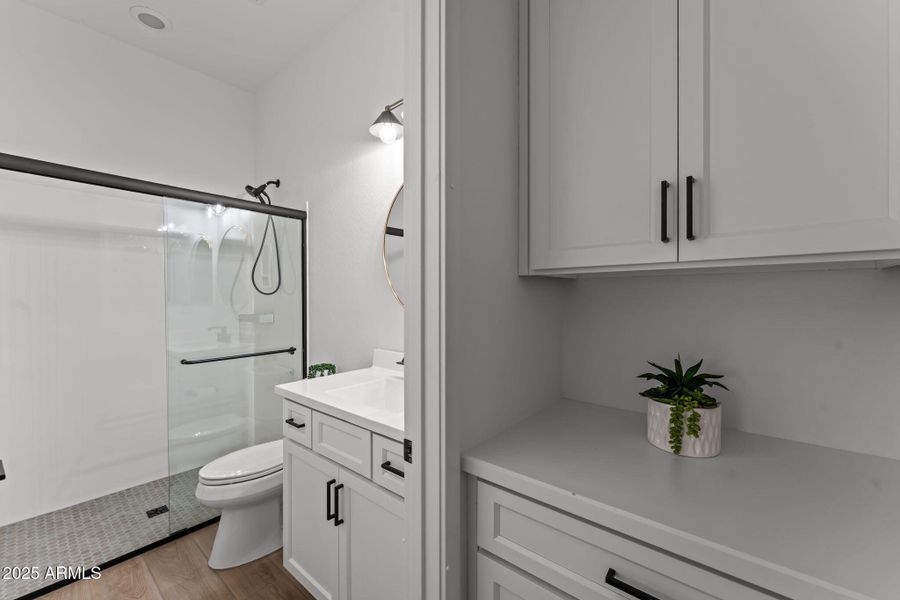 Ensuite guest bathroom