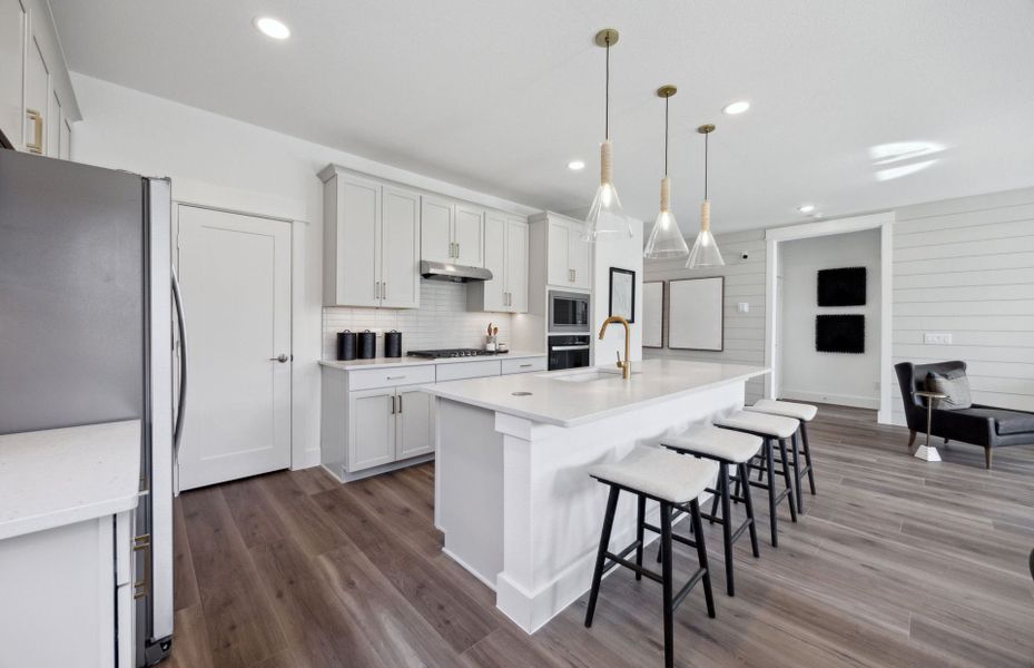 Furnished interior view inside a new home in Treeline, Justin (Image 5).