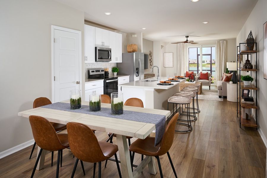 Furnished interior view inside a new home in Crescent Lakes - Premier Series, Punta Gorda (Image 4).