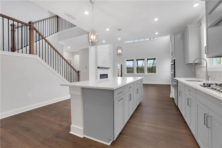 Furnished interior view inside a new home in Acacia, Cumming (Image 12).