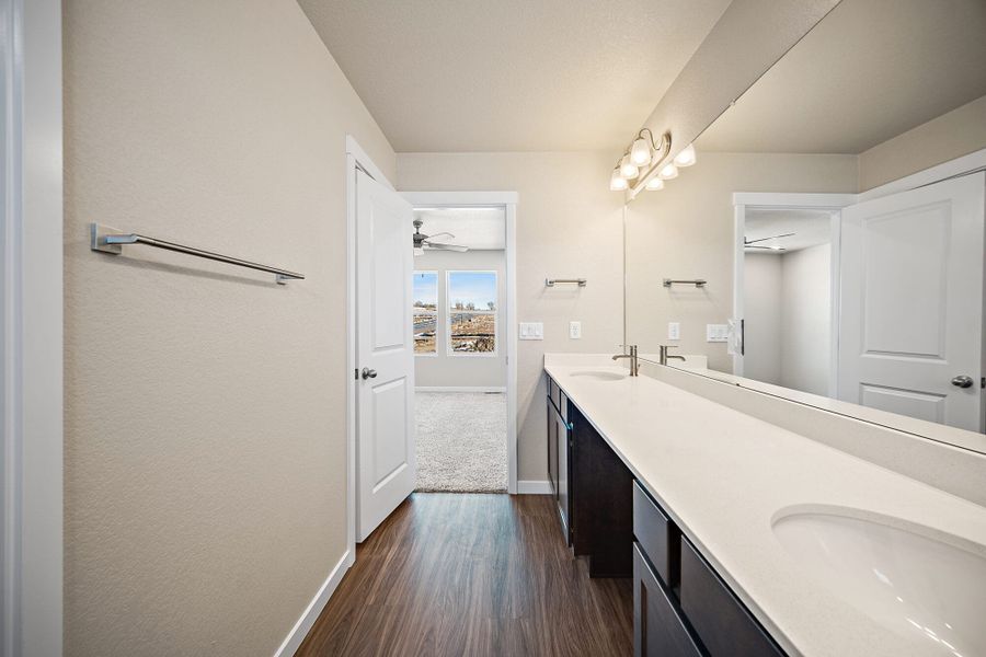 Furnished interior view inside a new home in Aspen Ranch, Fountain (Image 11).