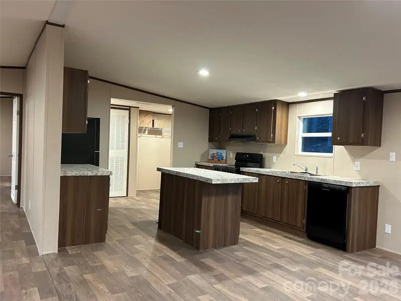 Island with Laundry in the background