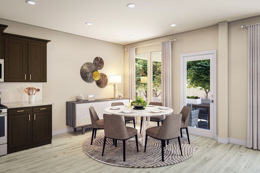 Representative furnished interior of a home built from the Garner by Tri Pointe Homes in Mason Woods, Cypress (Image 8).