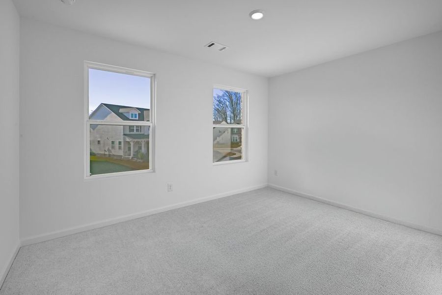Representative unfurnished interior of a home built from the Denton by Taylor Morrison in Falls Creek, Flowery Branch (Image 26). Representative unfurnished interior of a home built from the Denton by Taylor Morrison in Falls Creek, Flowery Branch (Image 26).
