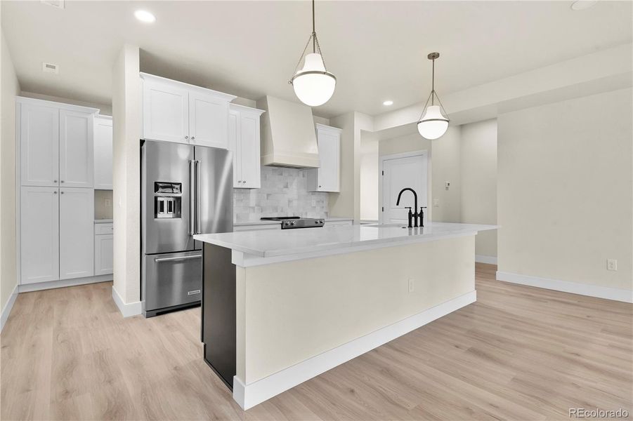 Furnished interior view inside a new home in , Colorado Springs (Image 6).
