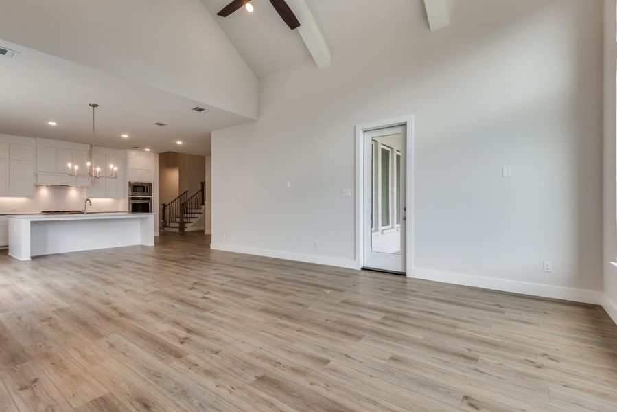 Representative unfurnished interior of a home built from the Weston II by Southgate Homes in Windsong Ranch 61' Series, Prosper (Image 24). Representative unfurnished interior of a home built from the Weston II by Southgate Homes in Windsong Ranch 61' Series, Prosper (Image 24).