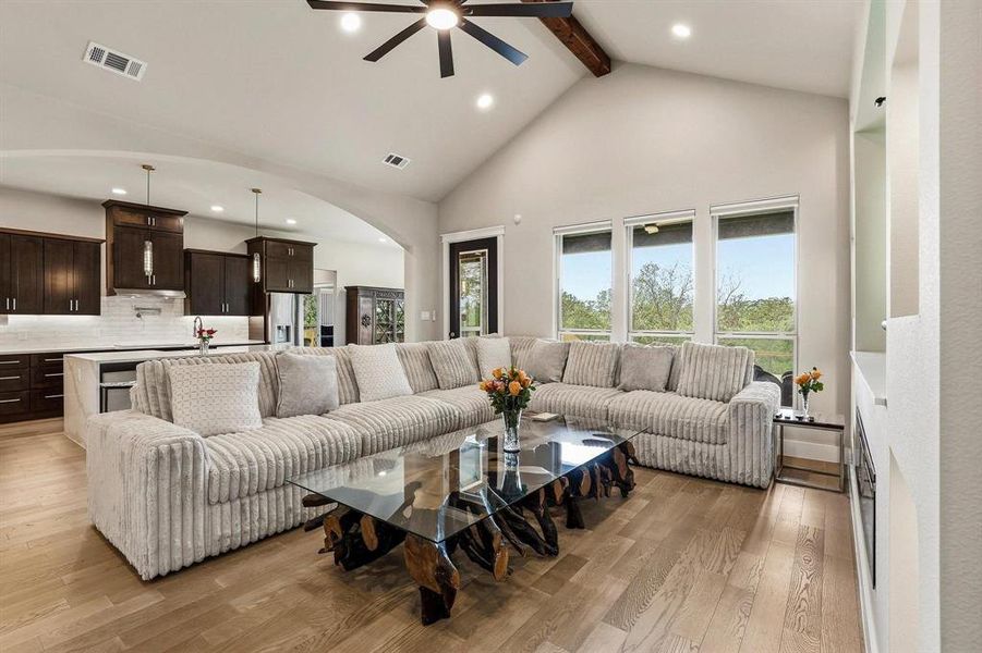 Furnished interior view inside a new home in , Denison (Image 21). Furnished interior view inside a new home in , Denison (Image 21).