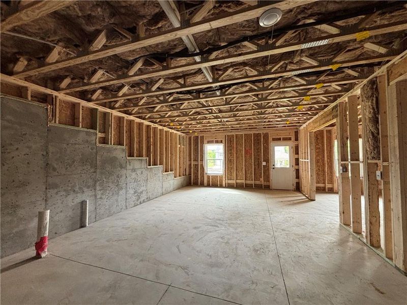 In-progress construction of a new home in Arbors at Richland Creek, Buford, GA (Image 42).