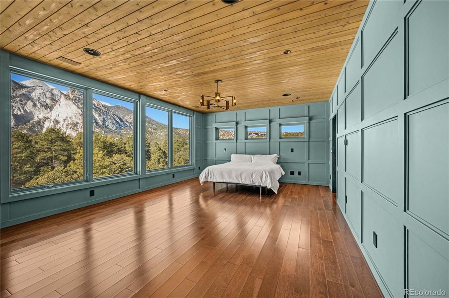 Primary bedroom with spa Primary bedroom with spa