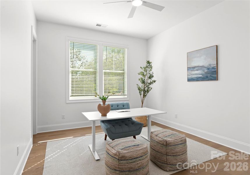 Furnished interior view inside a new home in , Locust (Image 38).