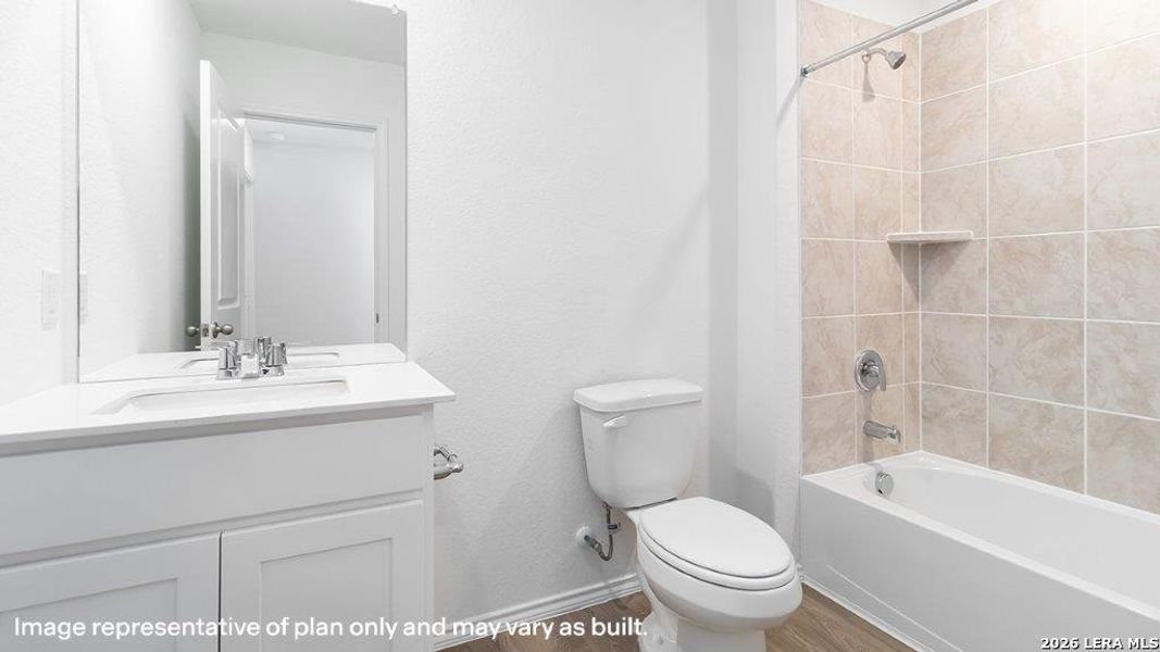 Furnished interior view inside a new home in Blue Ridge Ranch, San Antonio (Image 4).