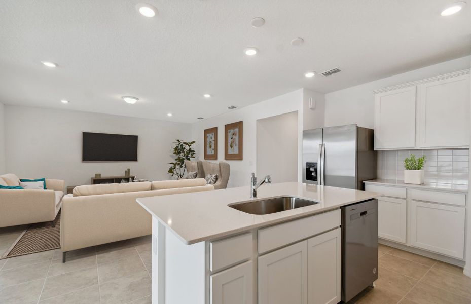 Kitchen with Stainless Steel Appliances